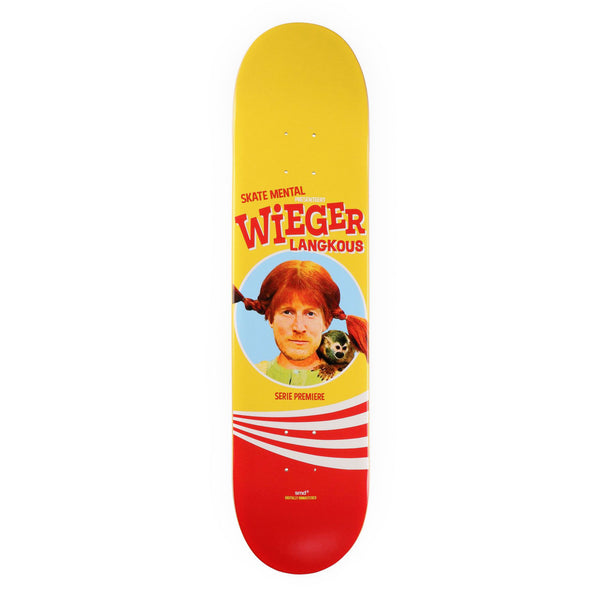Skate Mental Wieger Langkous 8,125" Deck Yellow Red