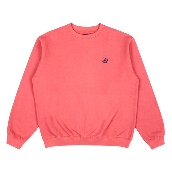 Bronze56 Skateboards Logo Crewneck Salmon