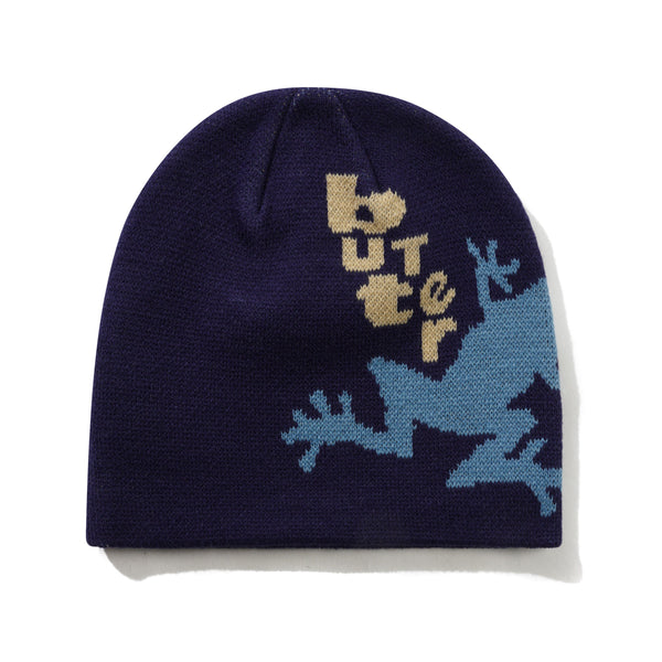 Butter Goods Croaker Skully Beanie Navy