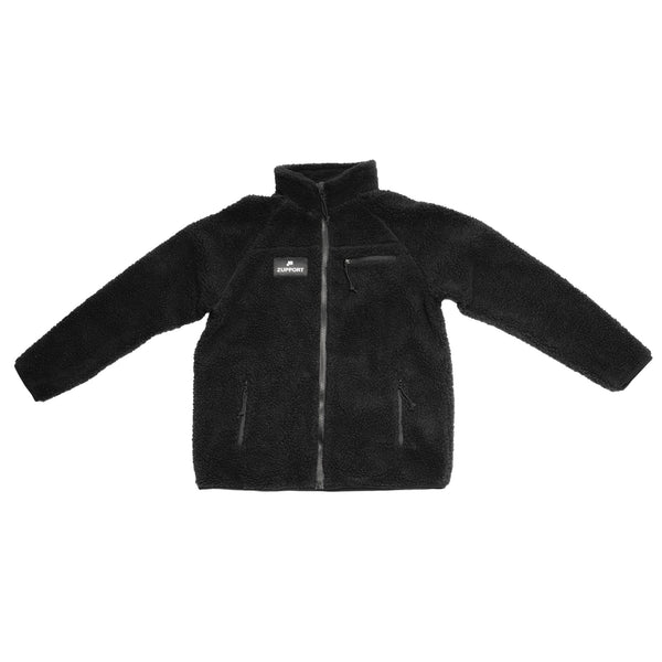 ZUPPORT Teddy Jacke Black