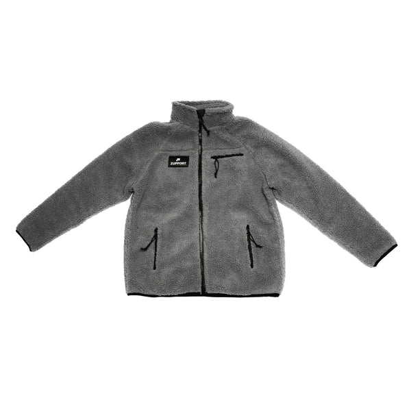 ZUPPORT Teddy Jacke Anthracit