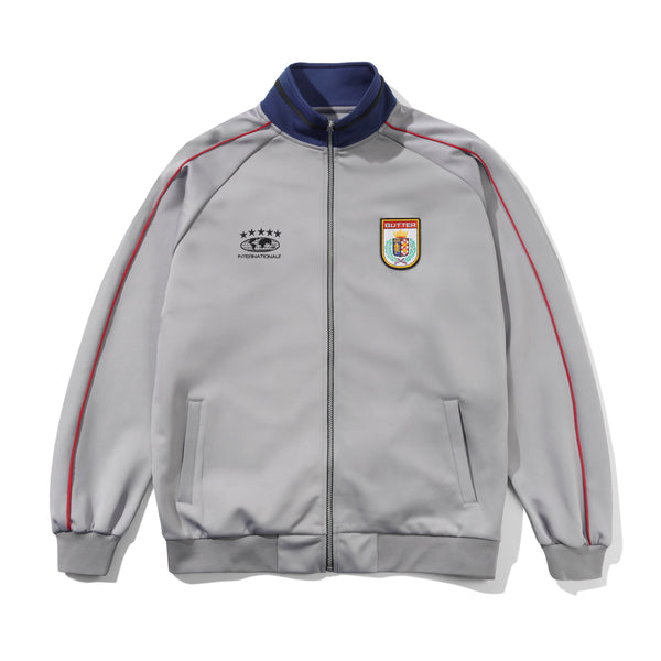 Butter Goods Internationale Track Jacket Grey