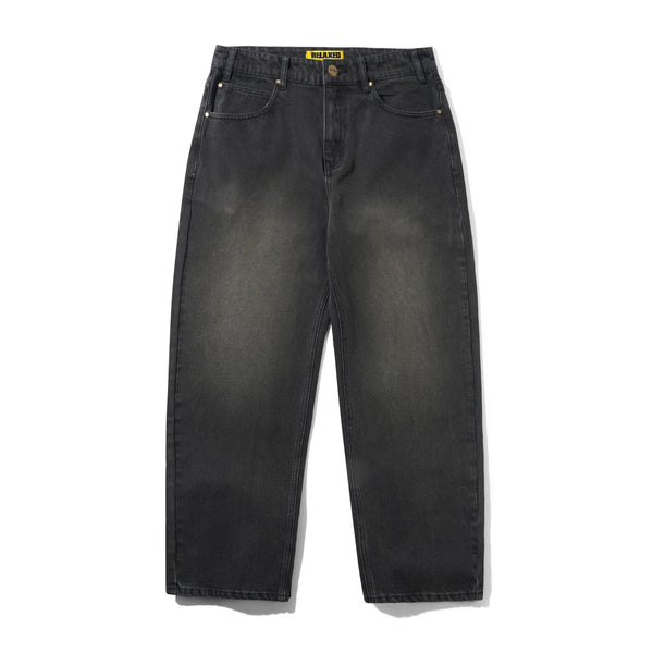 Butter Goods Racer Denim Jeans Faded Black