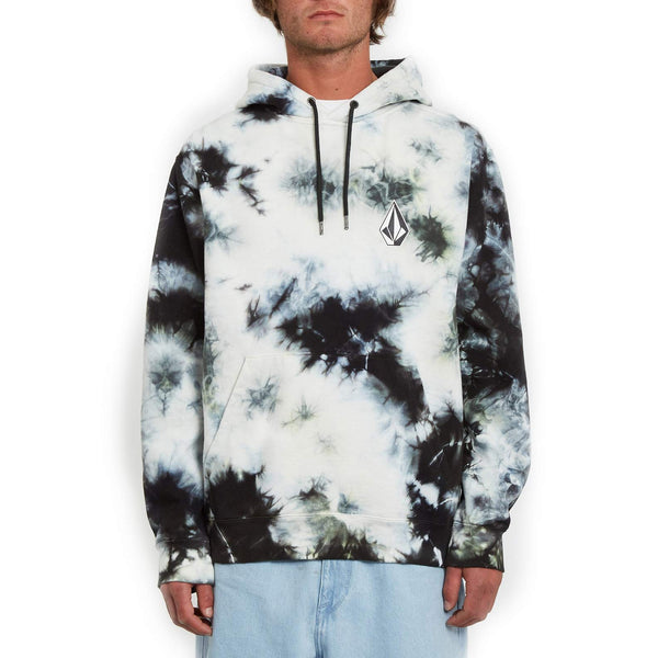 Volcom Iconic Stone Plus Hoodie Lime Tye Dye