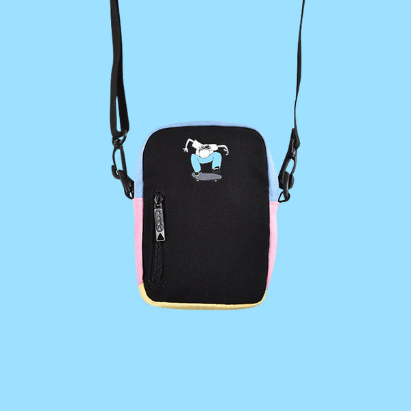 BUM BAG HENRY JONES COMPACT SHOULDER BAG - BLACK