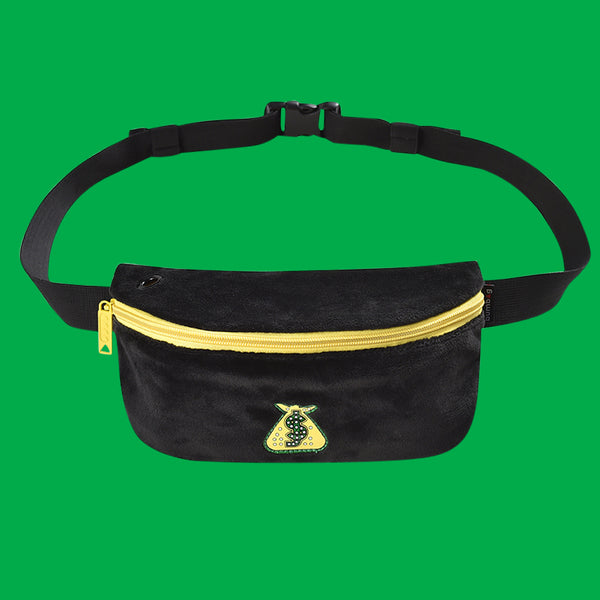 BUM BAG SHAKE JUNT POUCH HIP PACK - BLACK