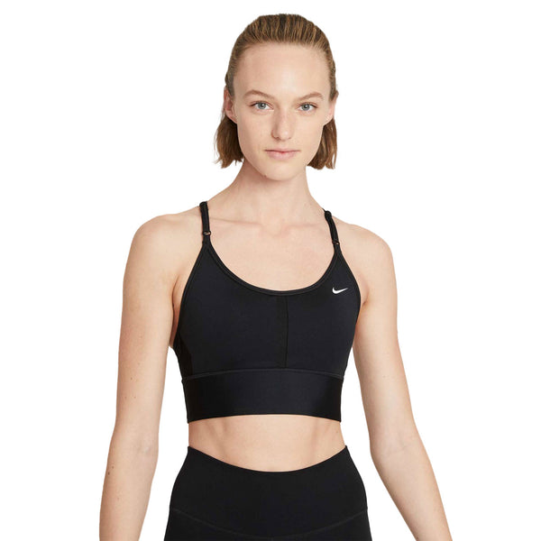 Nike Dri-FIT Indy Longline Sports Bra black