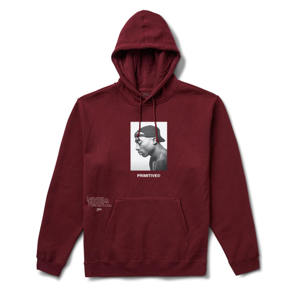 Primitive No Changes Hoodie Burgundy