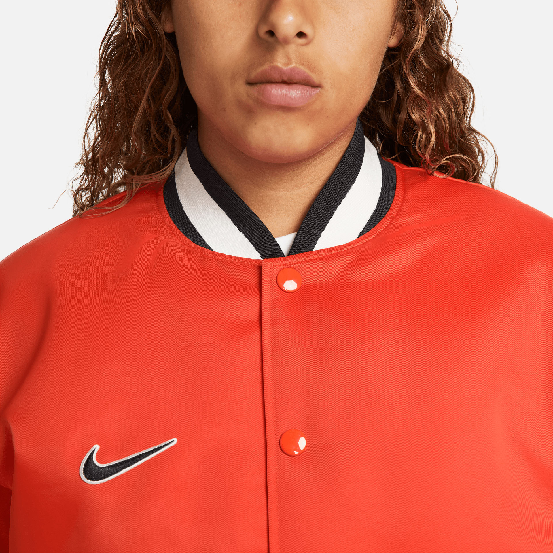 Nike SB MLB Varsity Skate Jacket Orange