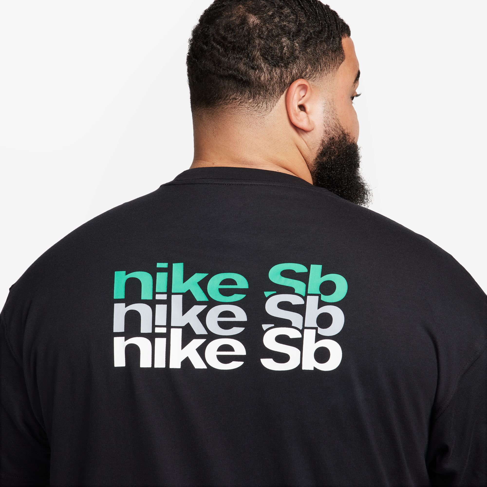 Nike SB Skate T-Shirt Black/Green/Grey