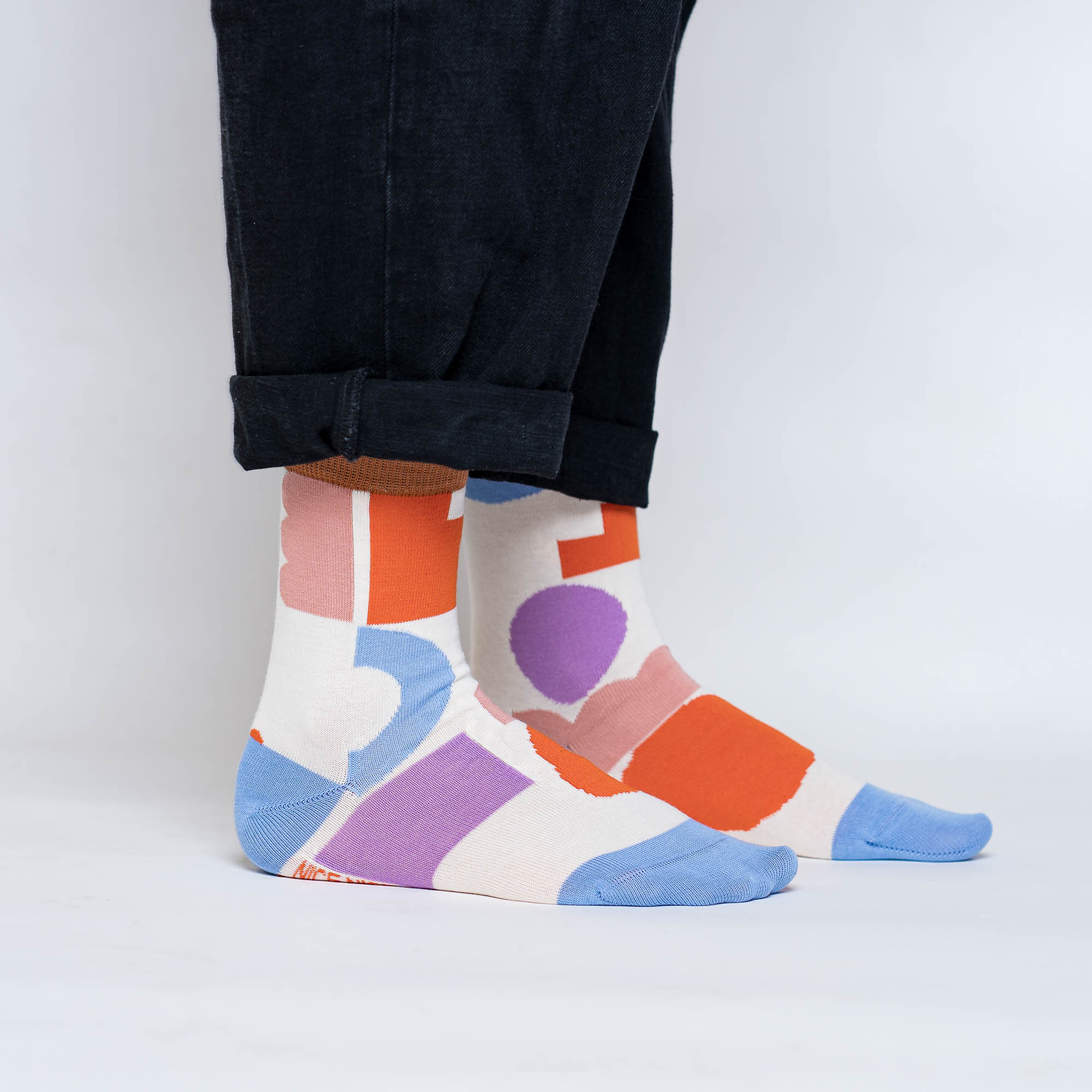 Nice Socks blocks – lilac 05