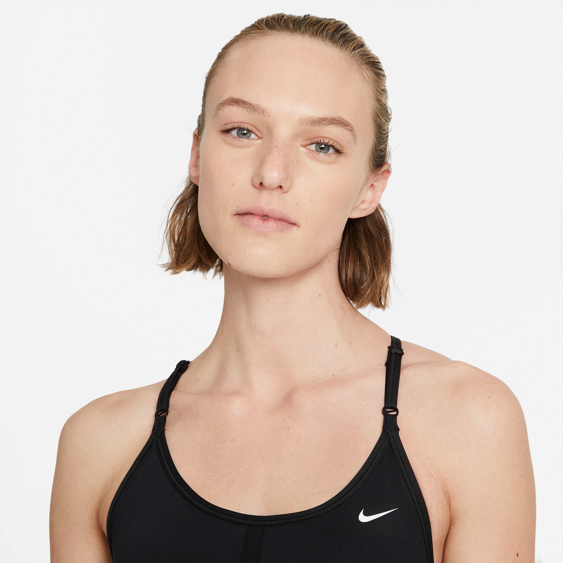 Nike Indy Women's Light-Support Padded Longline Sports Bra Black 03