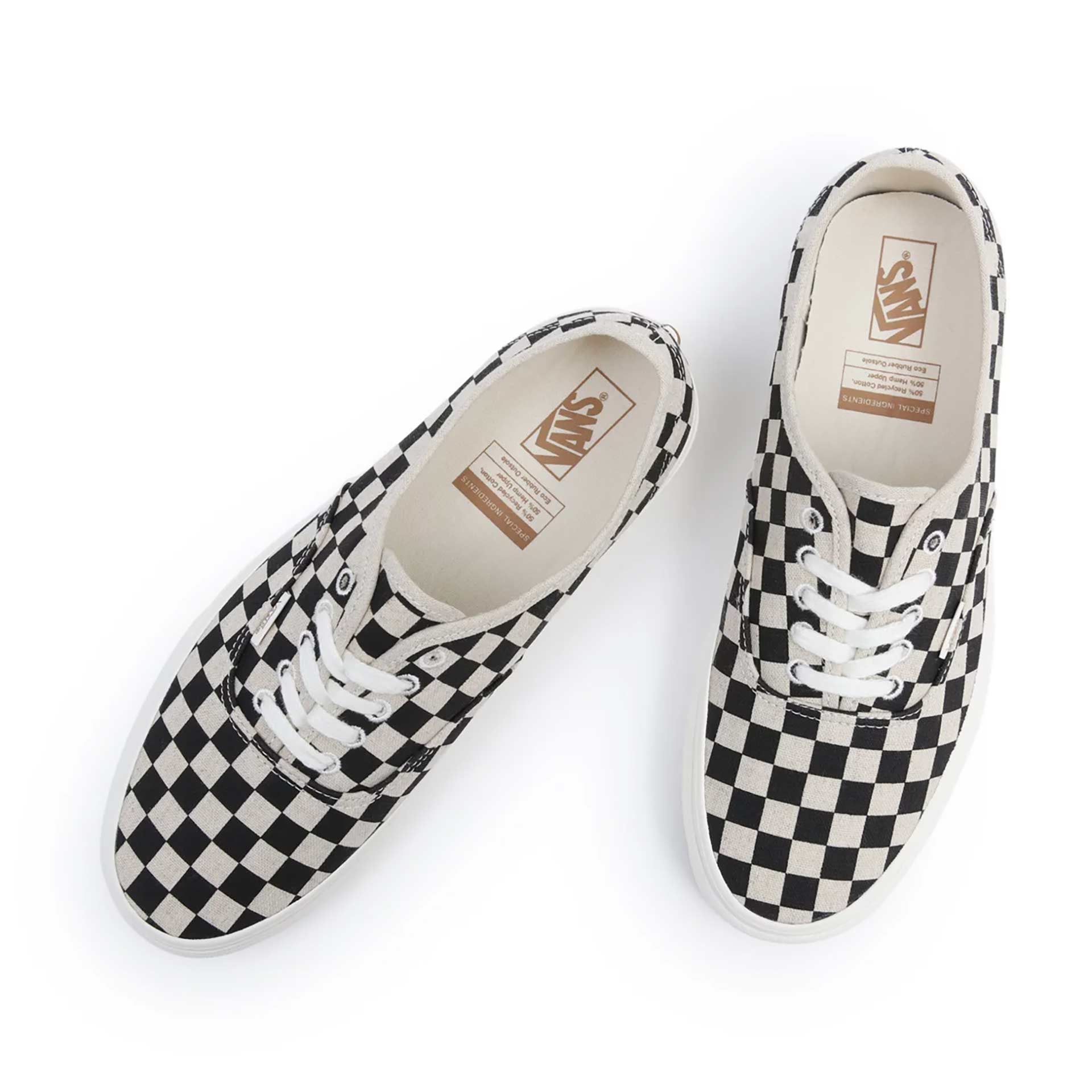 Vans Classic Authentic Eco Theory Checkerboard Black/White 05