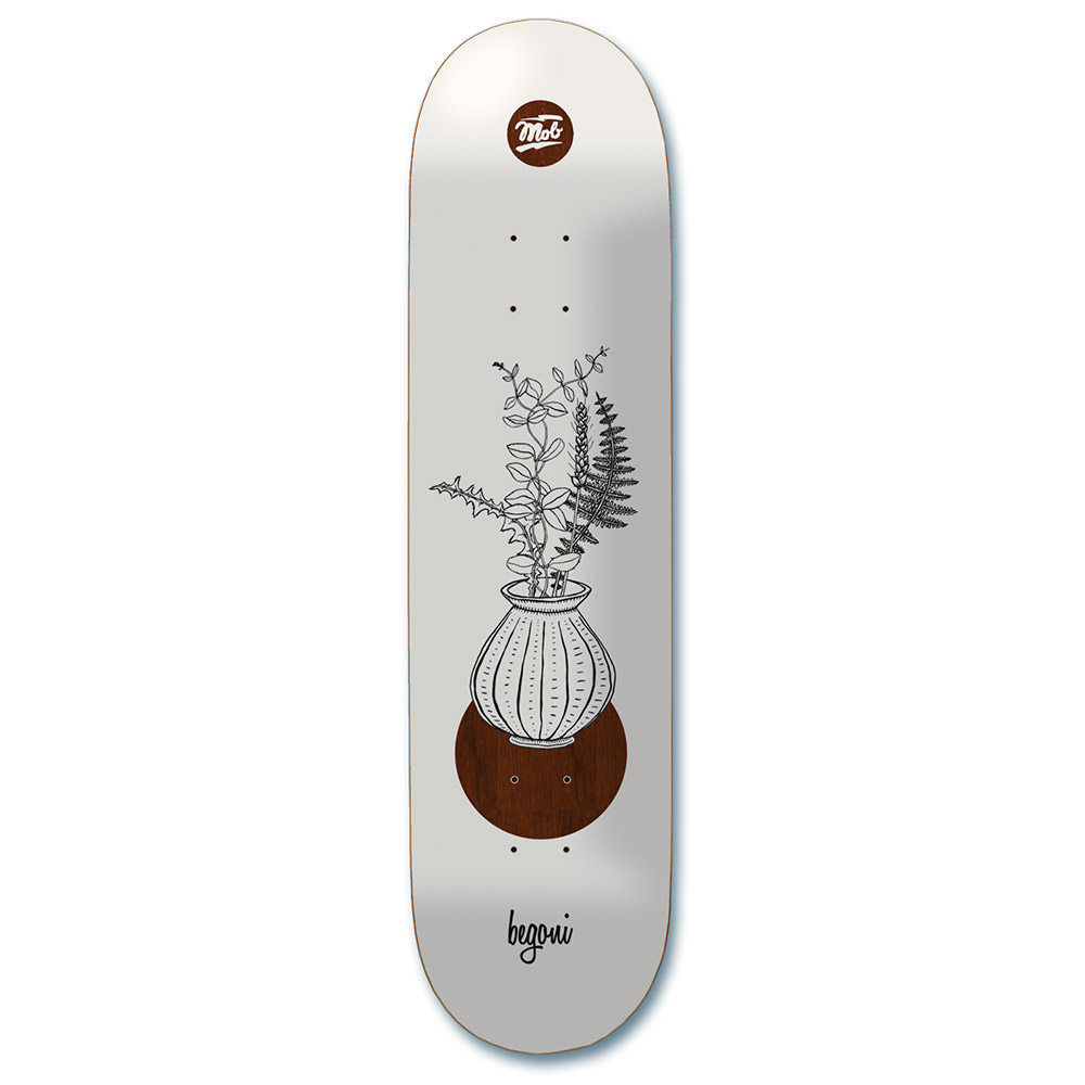 MOB Skateboards X Begoni Vase Deck 8.25"