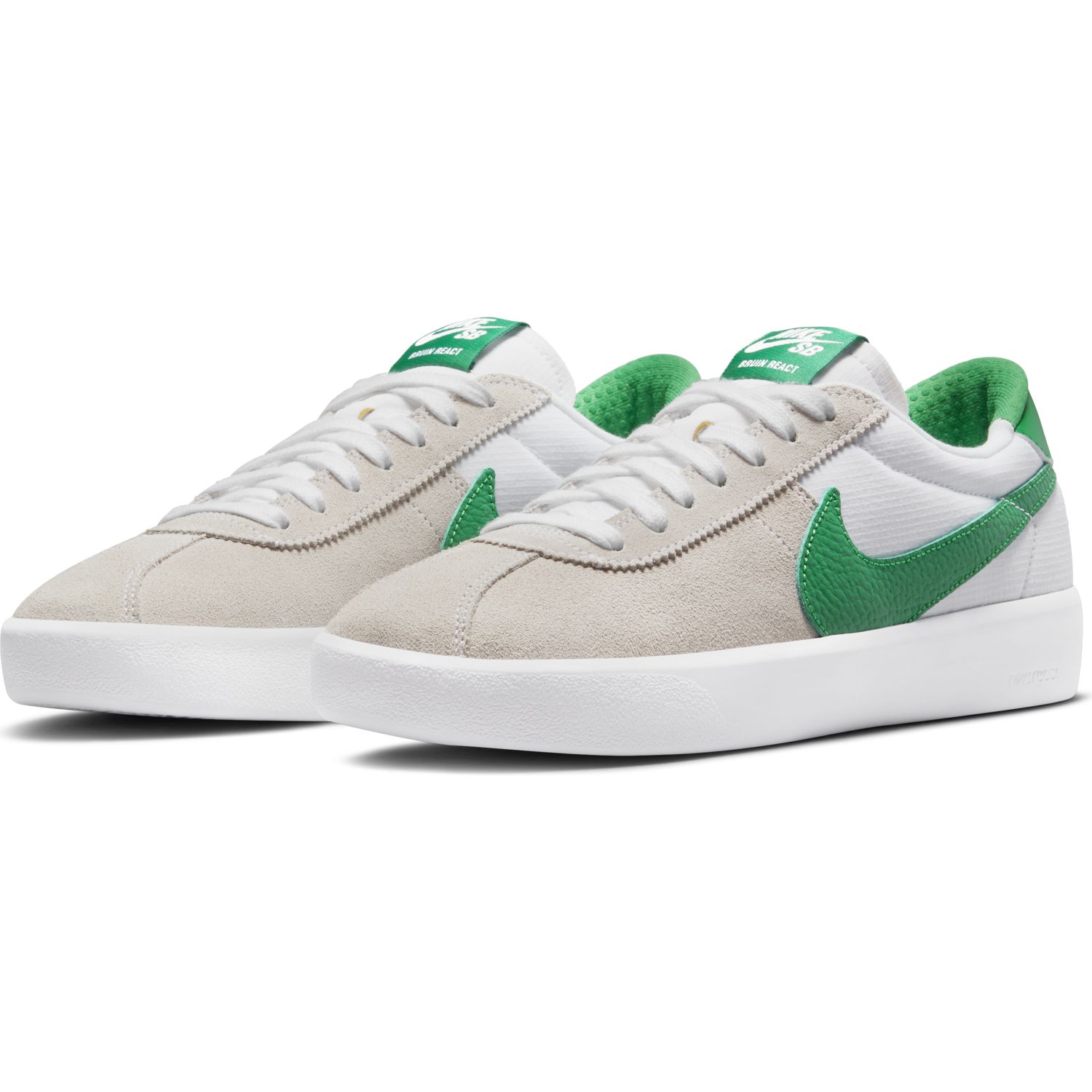 Nike SB Bruin React white green