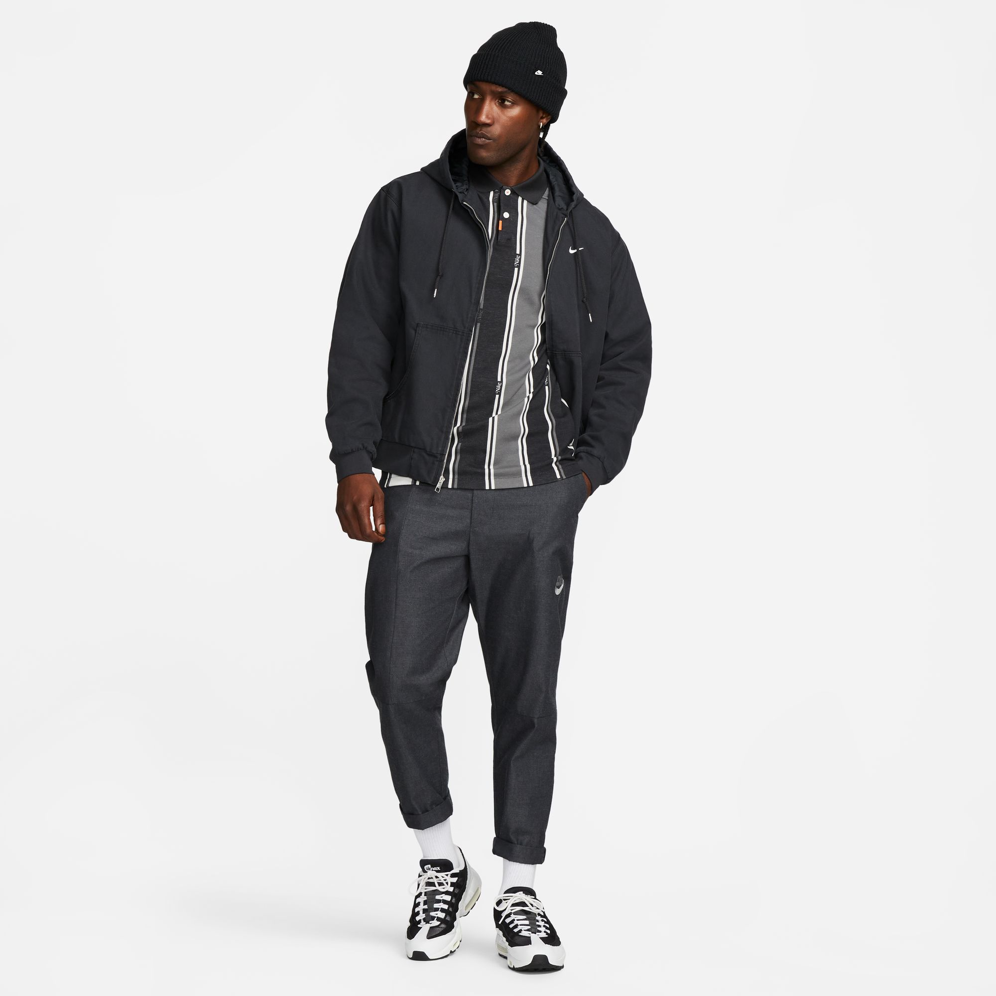 Nike SB Padded Hooded Jacket Black 03