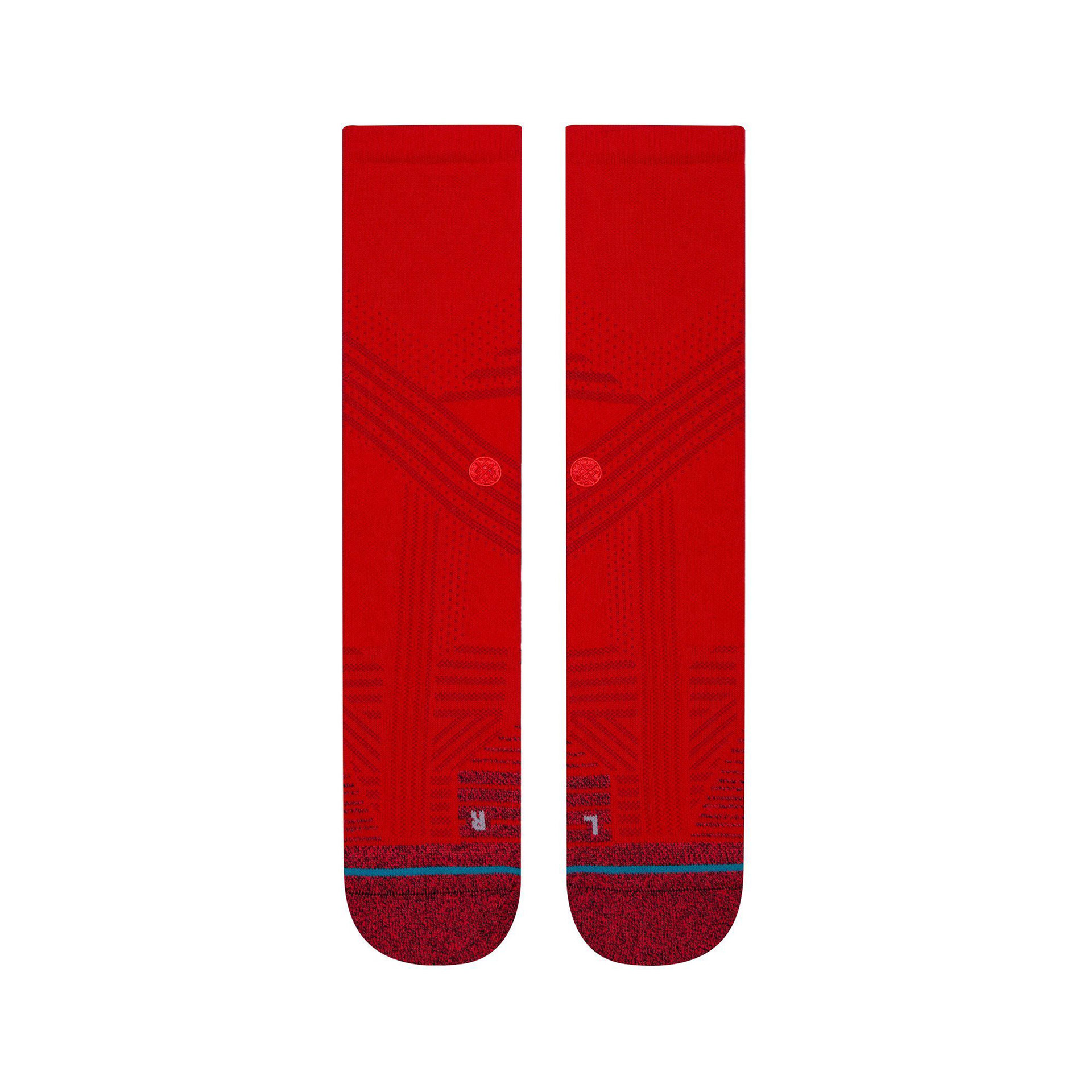 Stance Athletic Crew ST Red 02