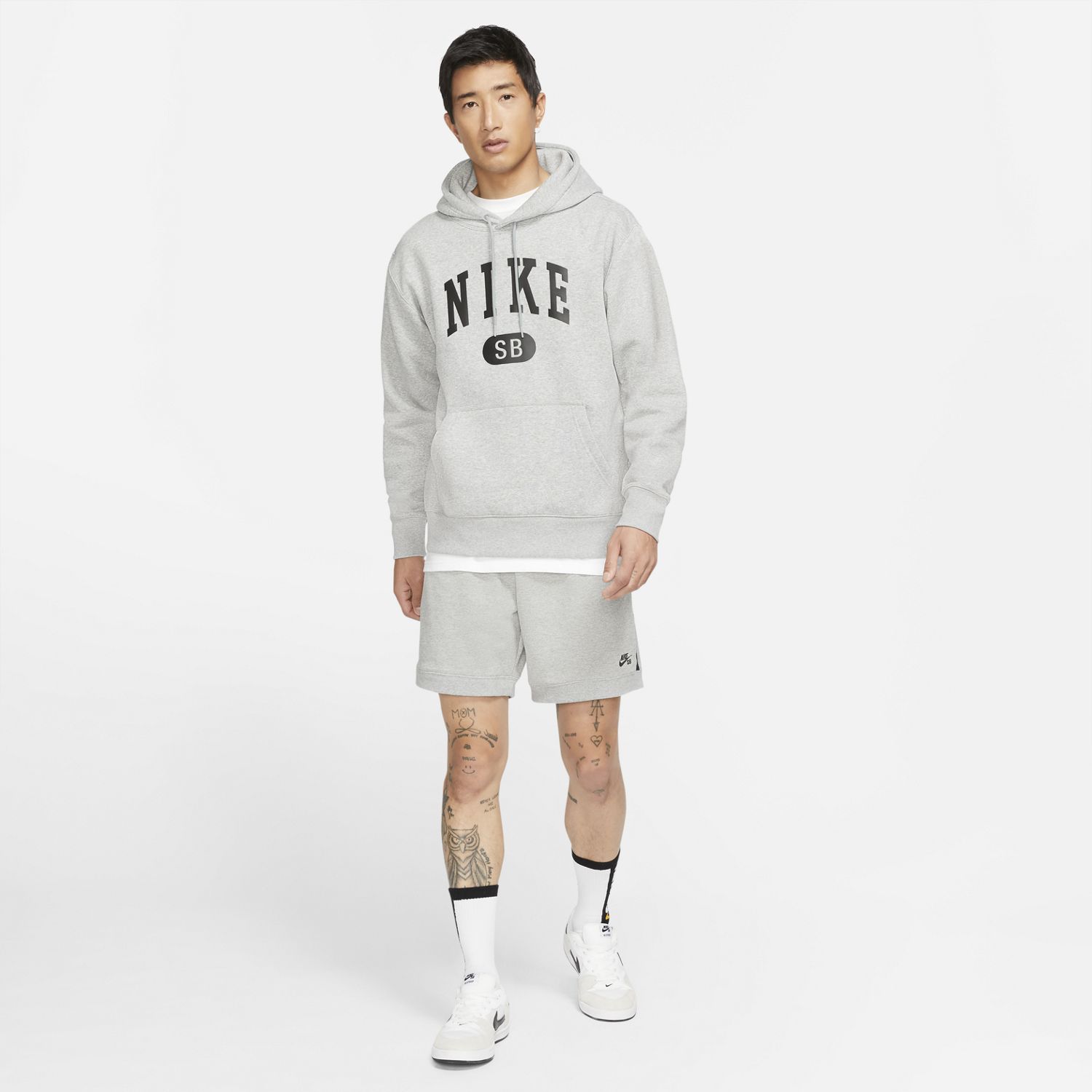Nike SB Skate Hoodie Grey 06