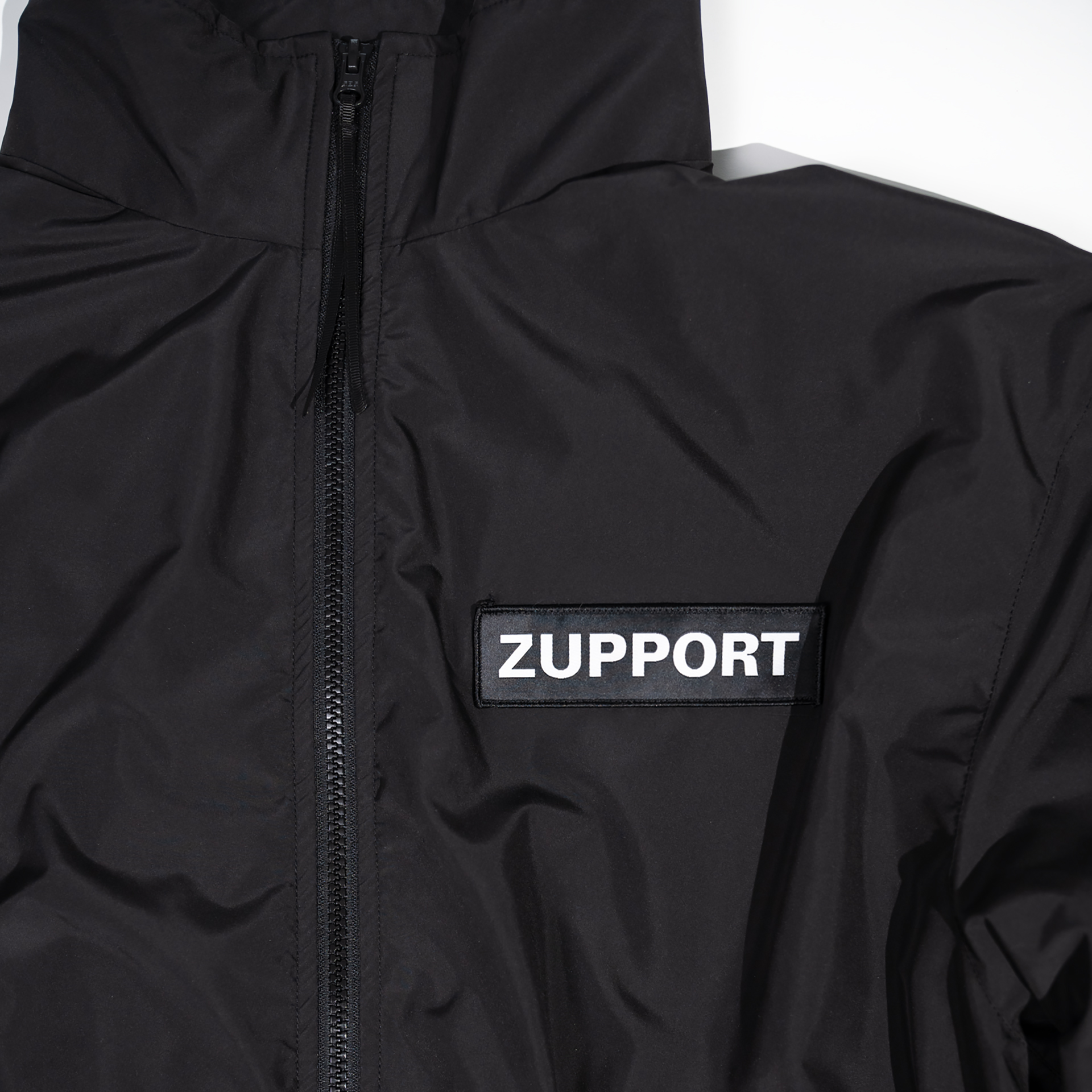 ZUPPORT Bar Logo Track Jacket Black