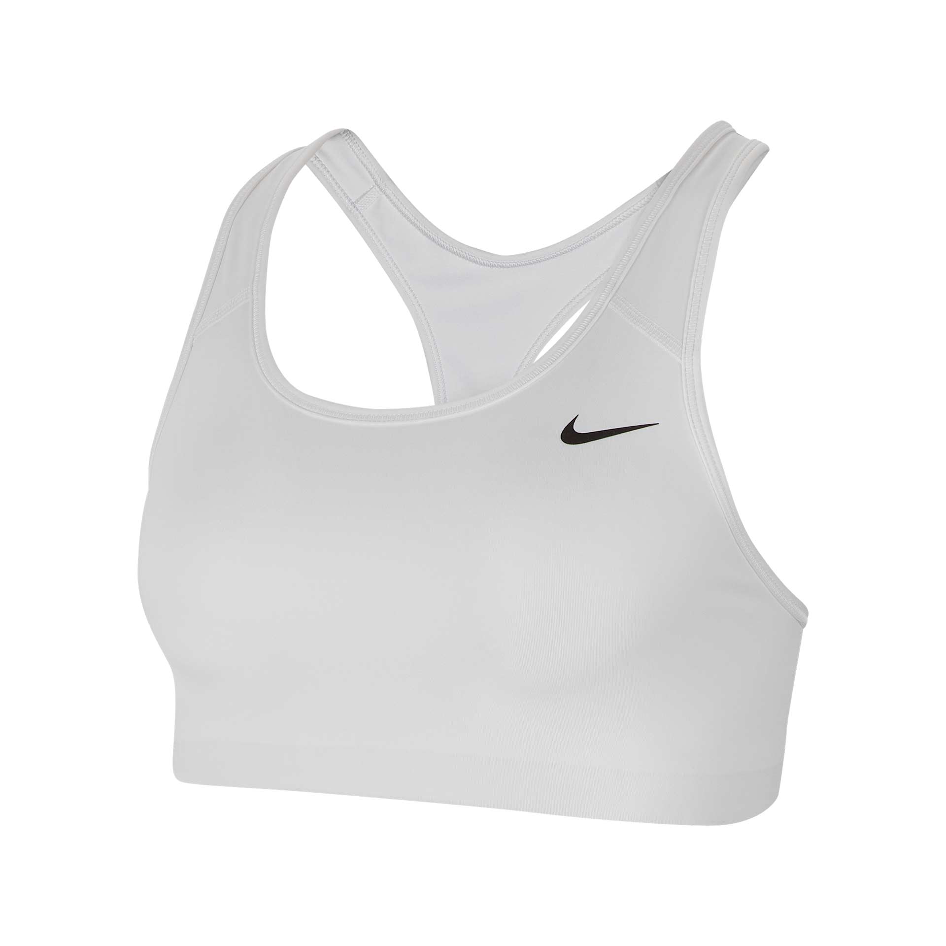 Nike Swoosh Women's Non-Padded Sports Bra White 01