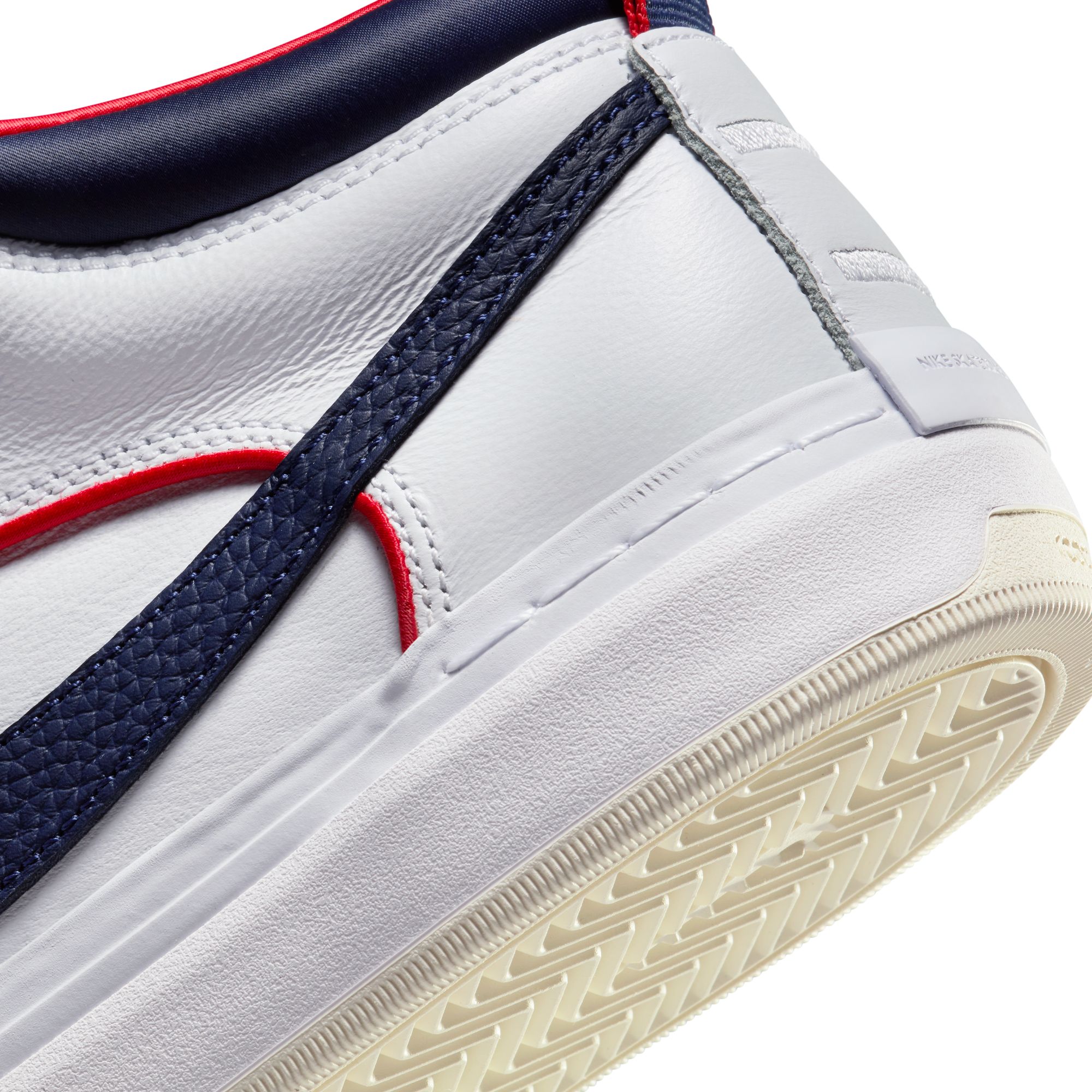 Nike SB React Leo Premium White Navy Red