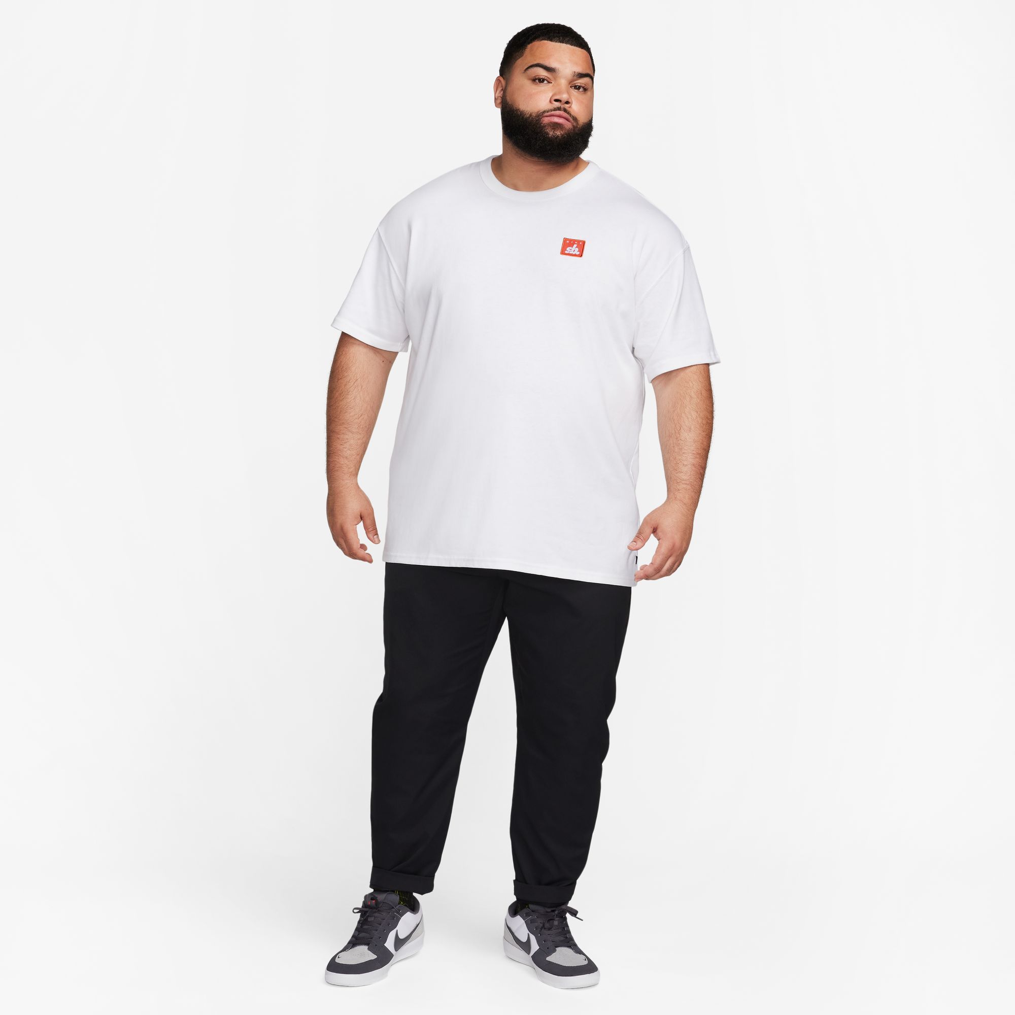 Nike SB Skate T-Shirt White Box Logo