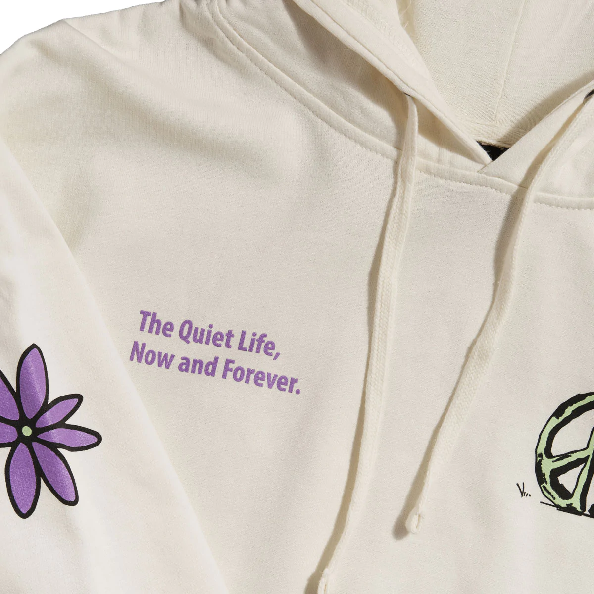 The Quiet Life Now & Forever Hoodie Bone