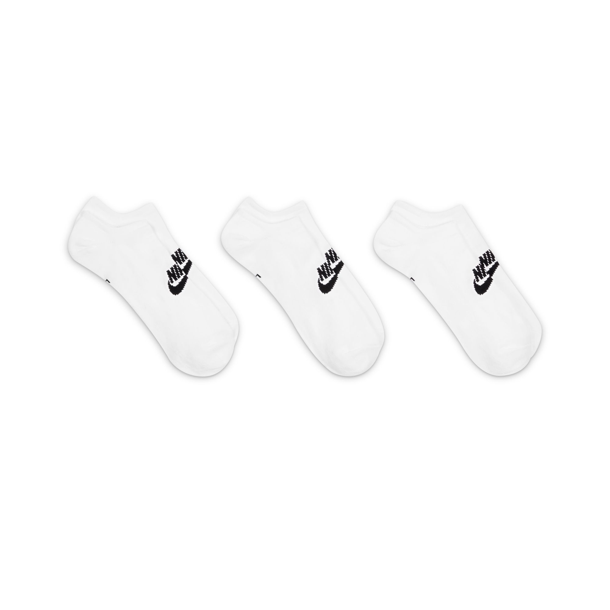 Nike Sportswear Everyday Essential No-Show Socks (3 Pairs) White