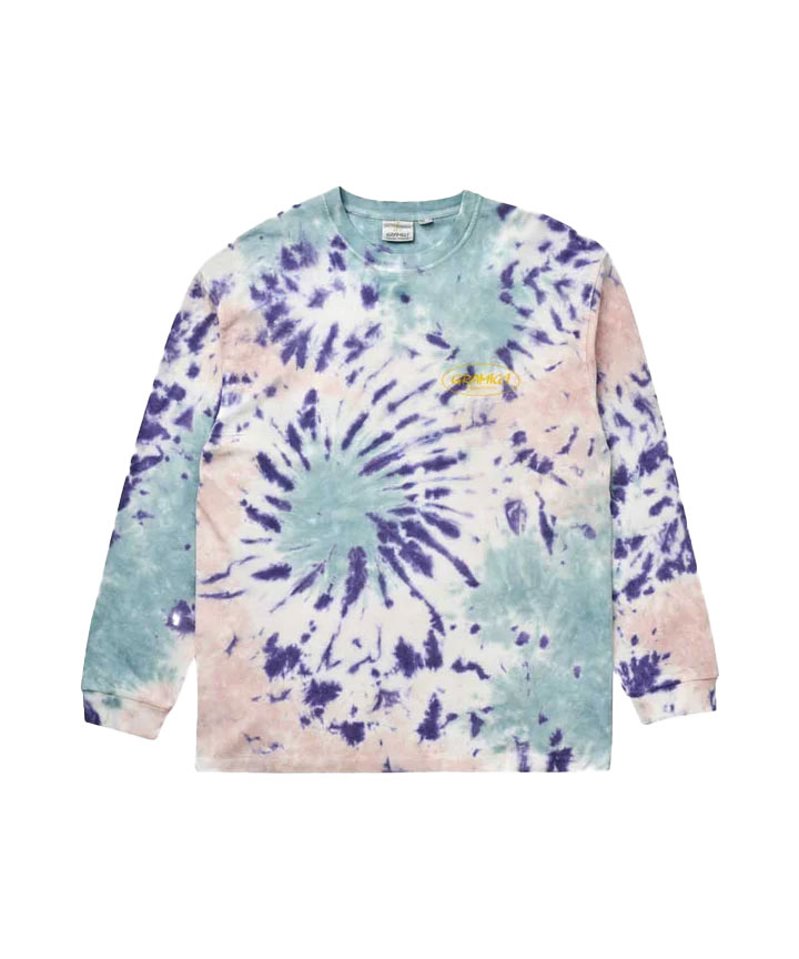 Gramicci Oval Longsleeve Blue Tie Dye