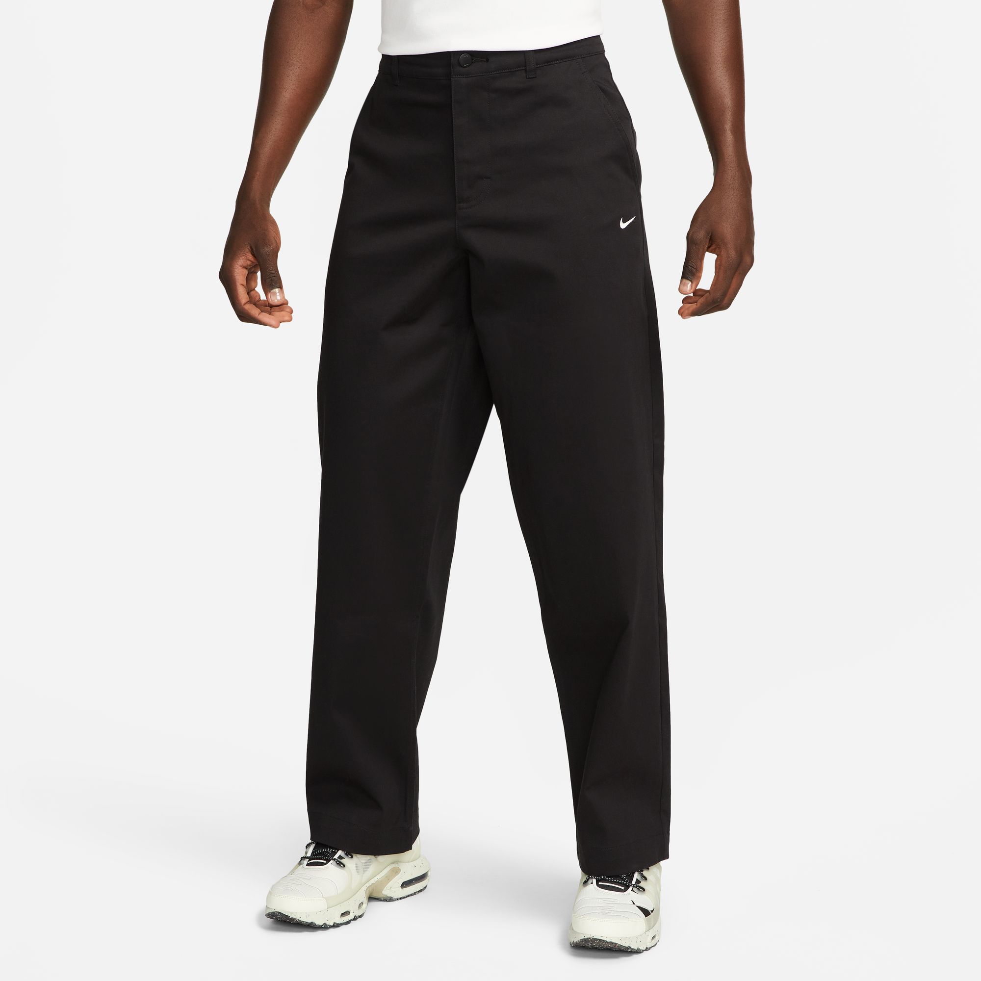 Nike SB Men's Unlined Cotton Chino Pants Black 01