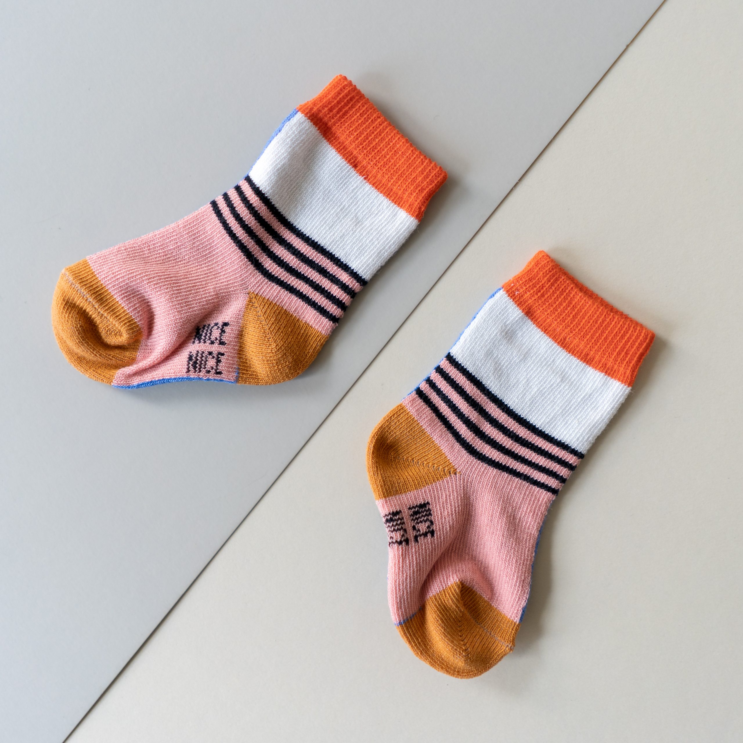 Nice Socks Baby-Kindersocken halb/halb lilac 04