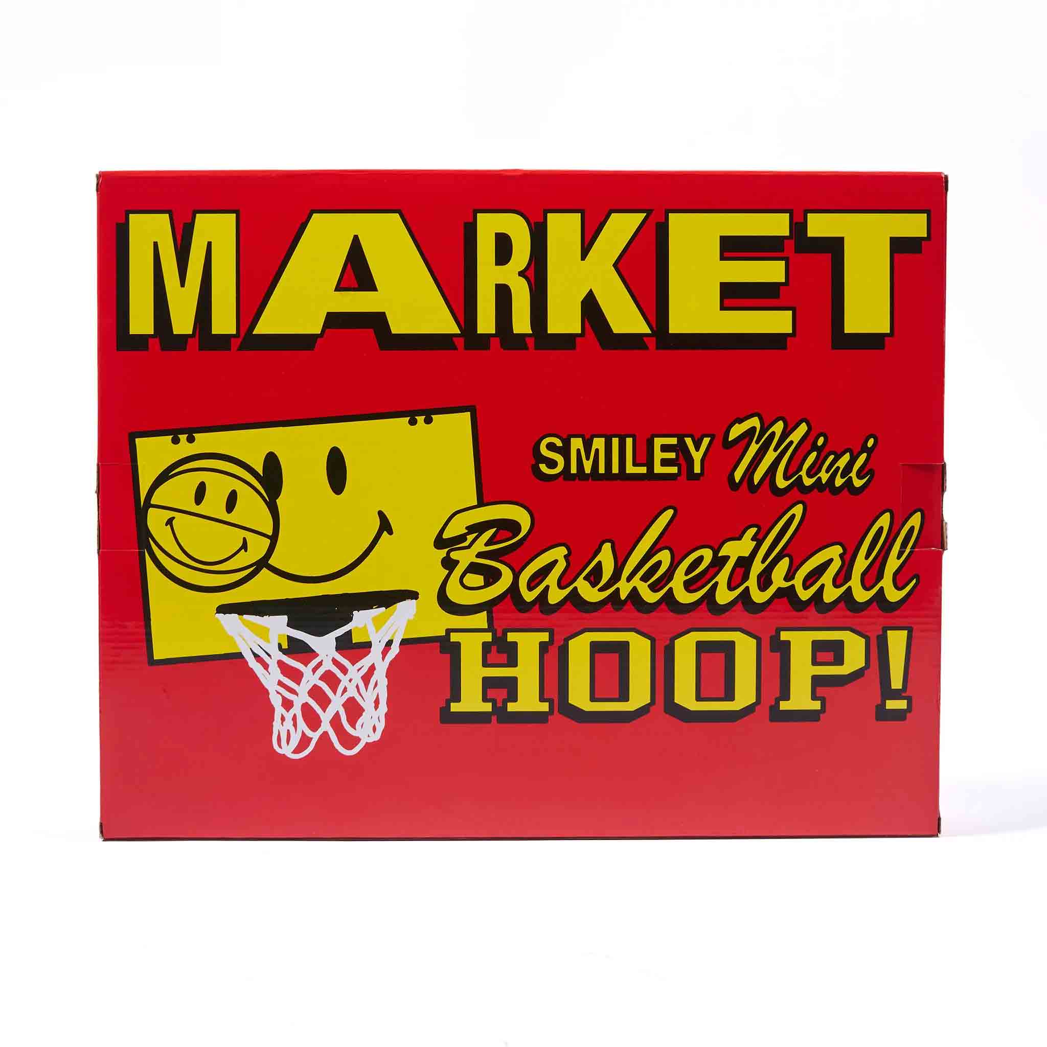 Market Smiley Mini Basketball Hoop Yellow