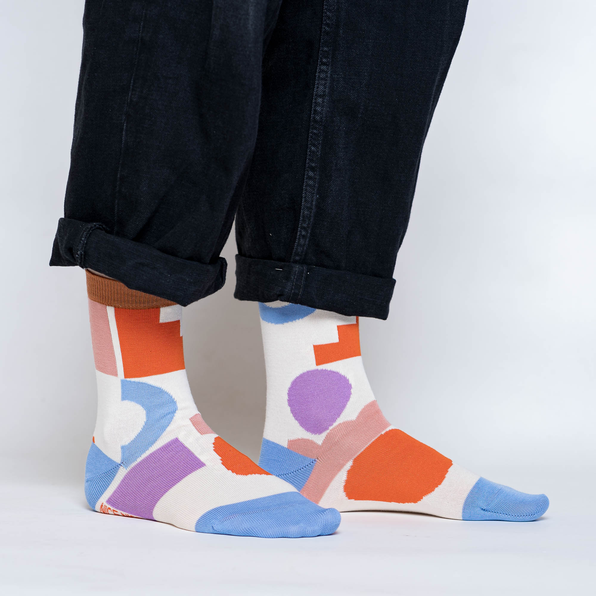 Nice Socks blocks – lilac 01