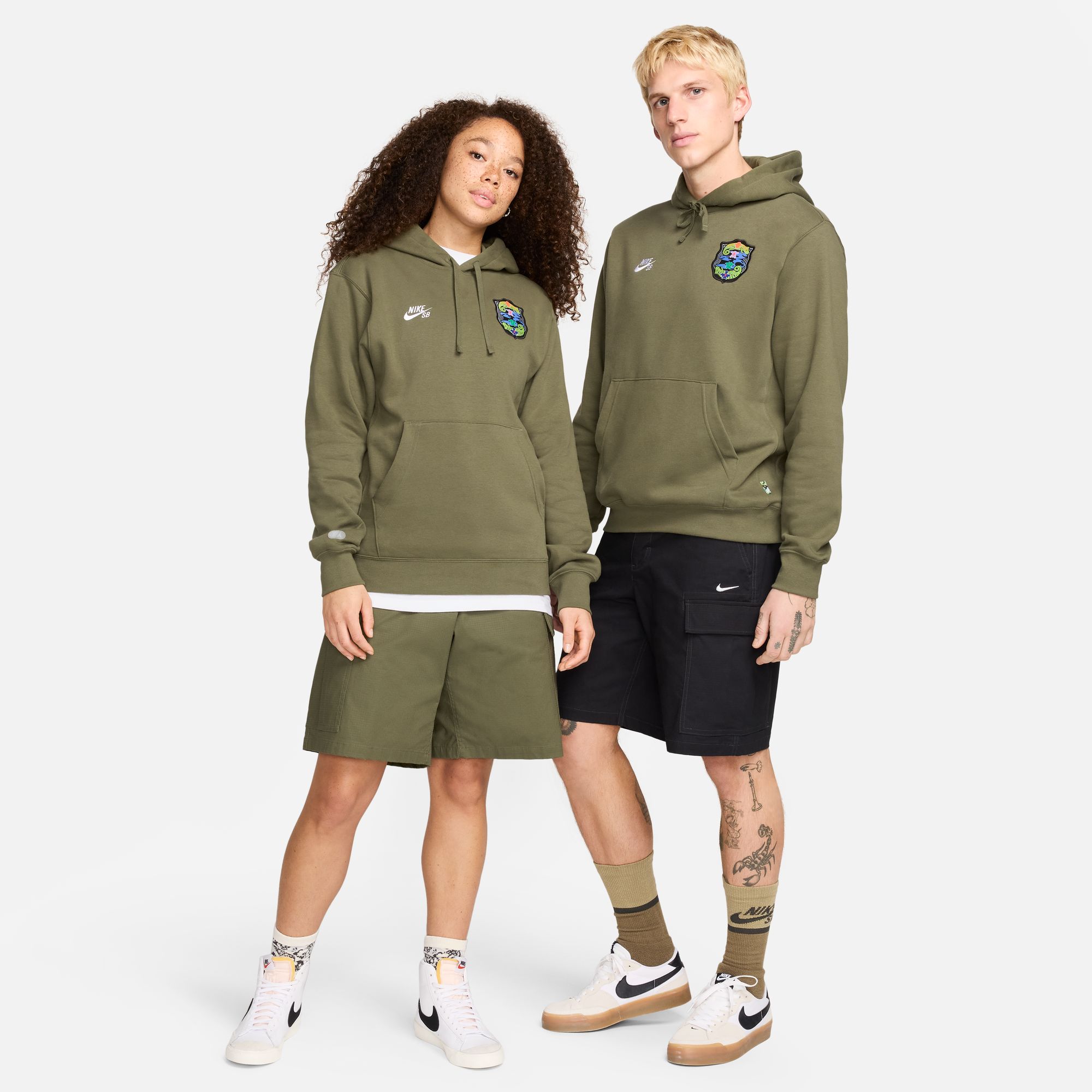 Nike SB Federation Agnostic Hoodie Olive