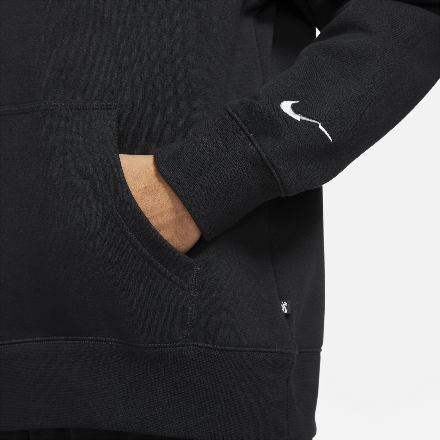 Nike SB Premium Fleece Skate Hoodie Black 04
