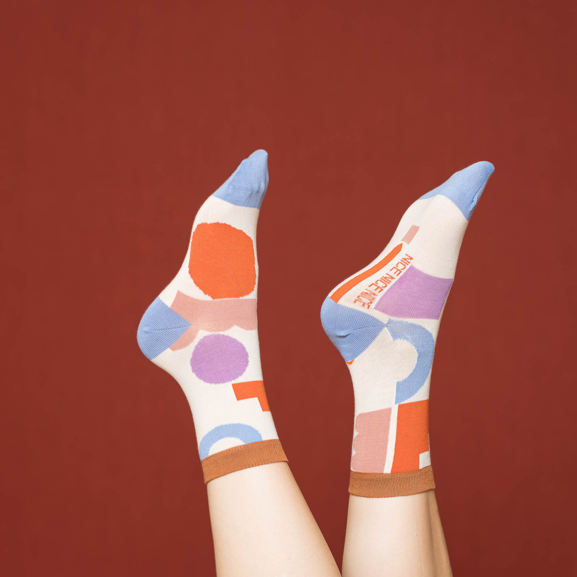 Nice Socks blocks – lilac 06