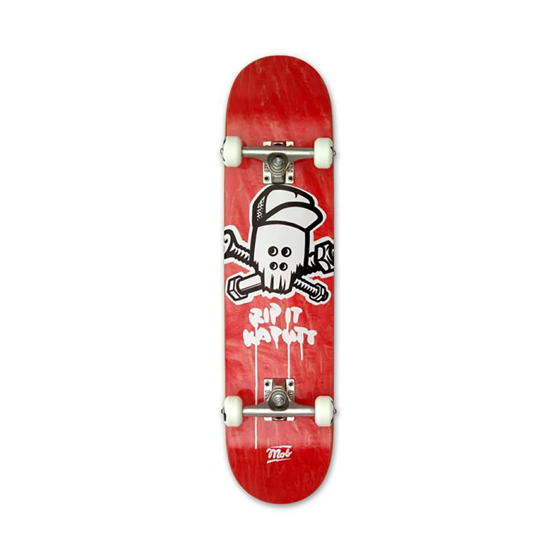 MOB Skateboards Skull Komplettboard Red 7.25" 01