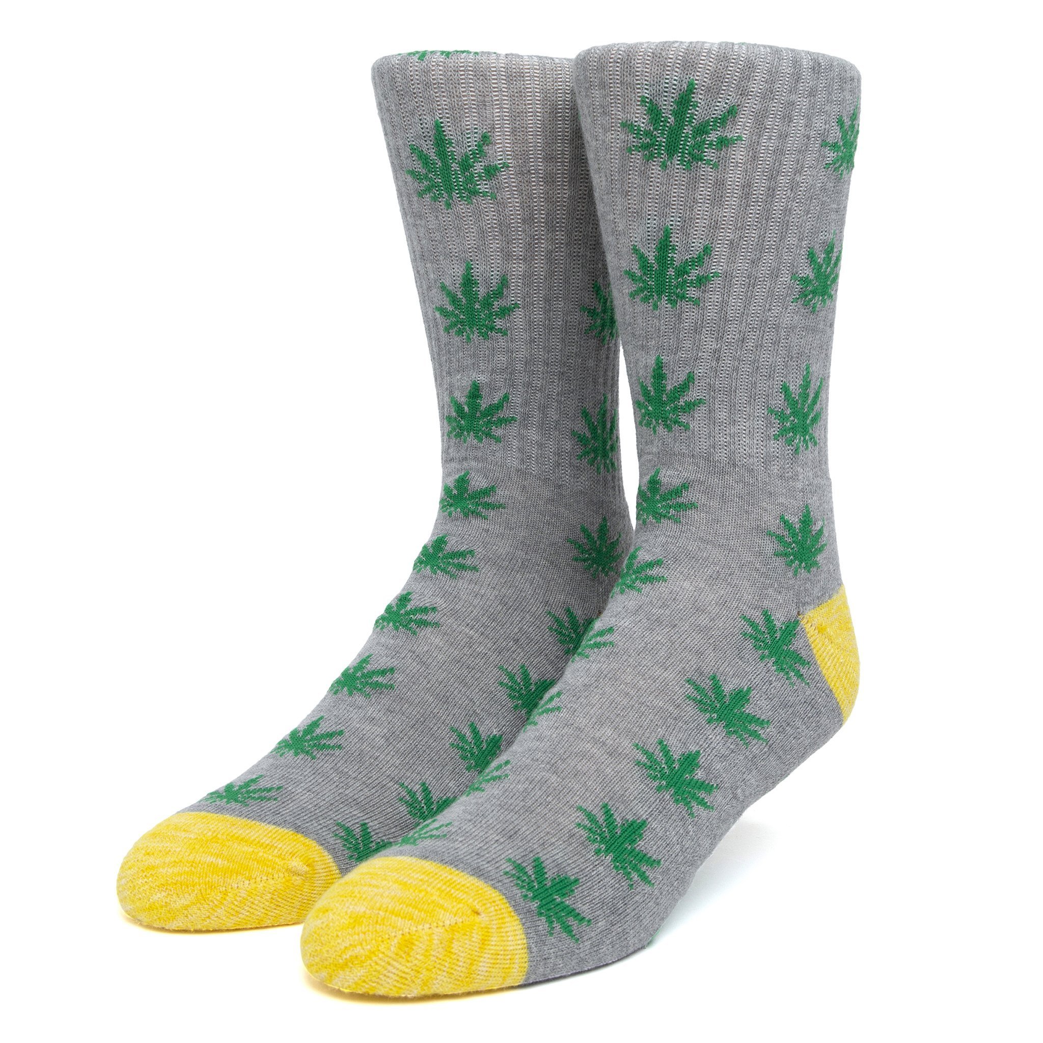 HUF Polka Pots Plantlife Sock Grey Heather 01