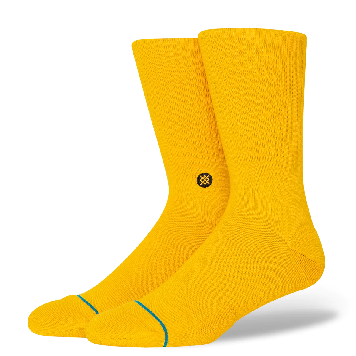 Stance Icon Crew Socks Yellow
