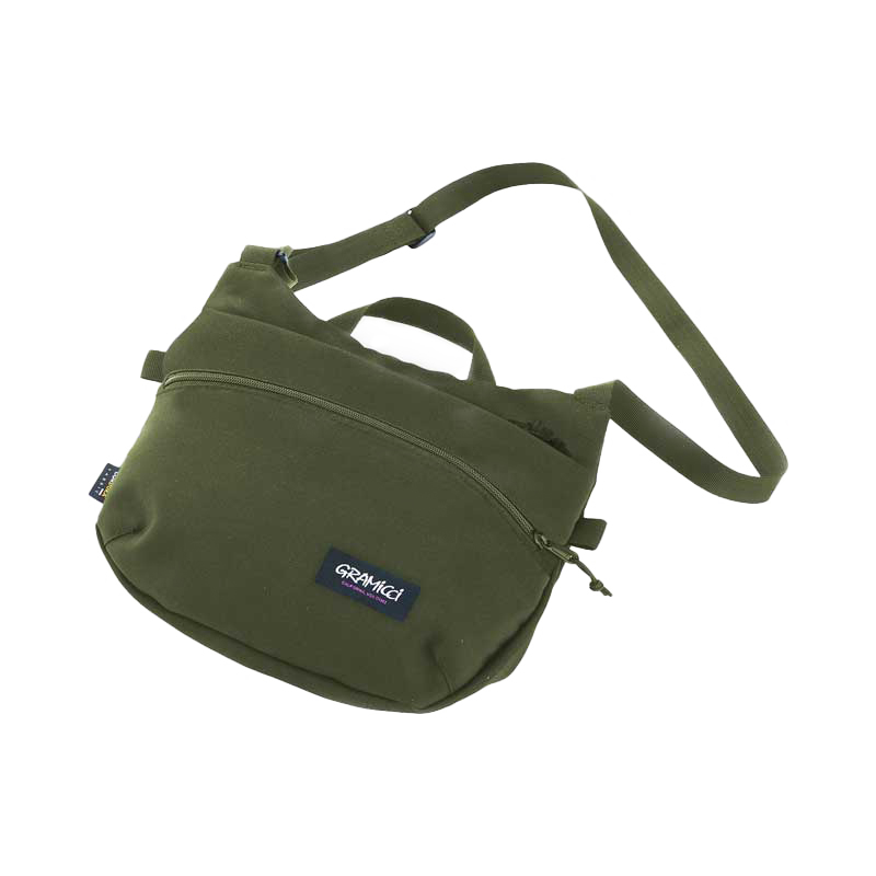 Gramicci Corduroy Shoulder Bag Olive 01