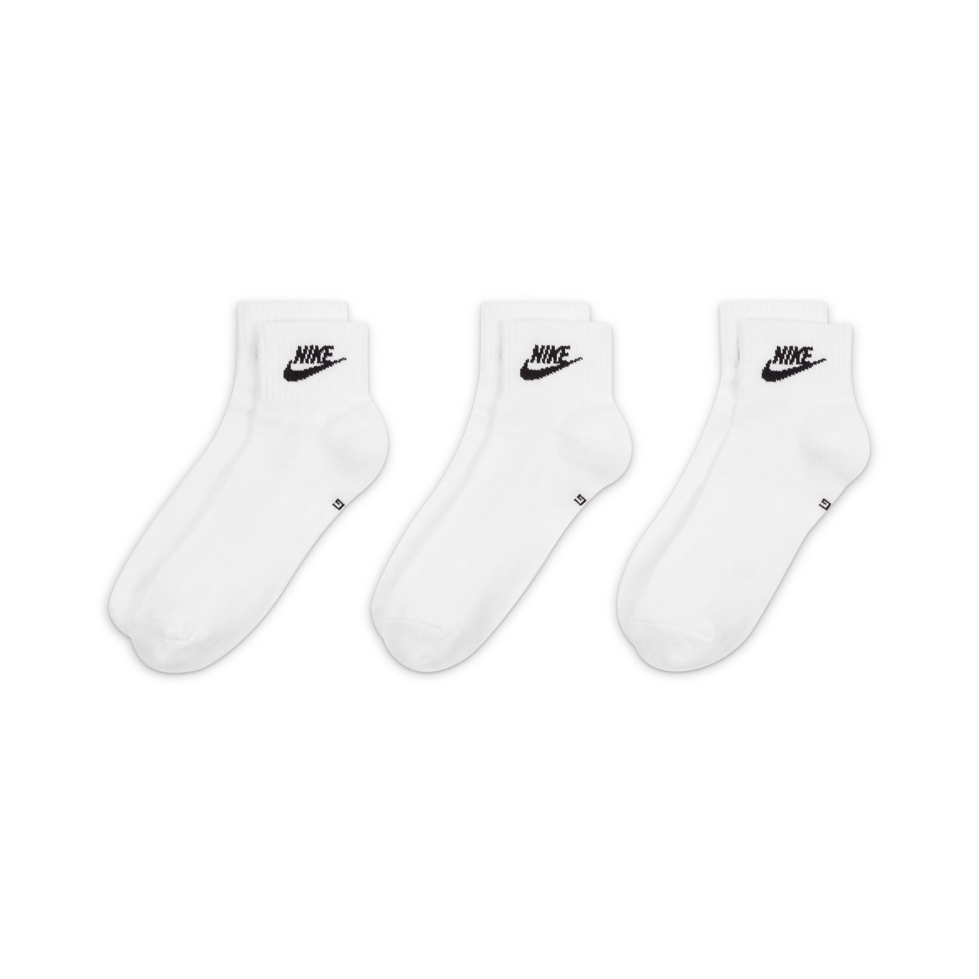 Nike Everyday Essential Ankle Socks White (3 Pairs) 03