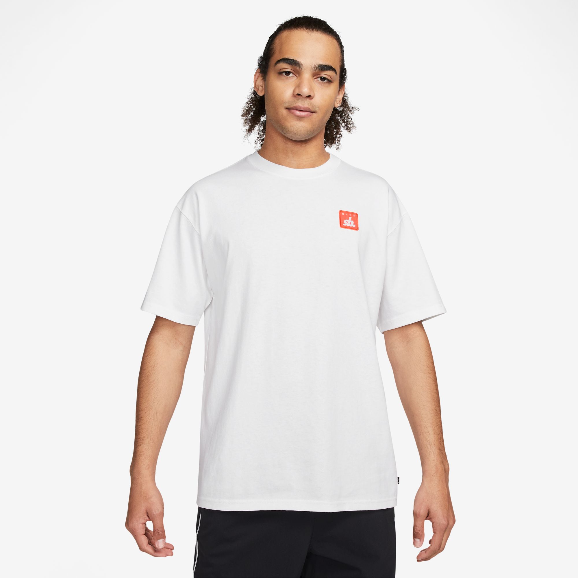 Nike SB Skate T-Shirt White Box Logo