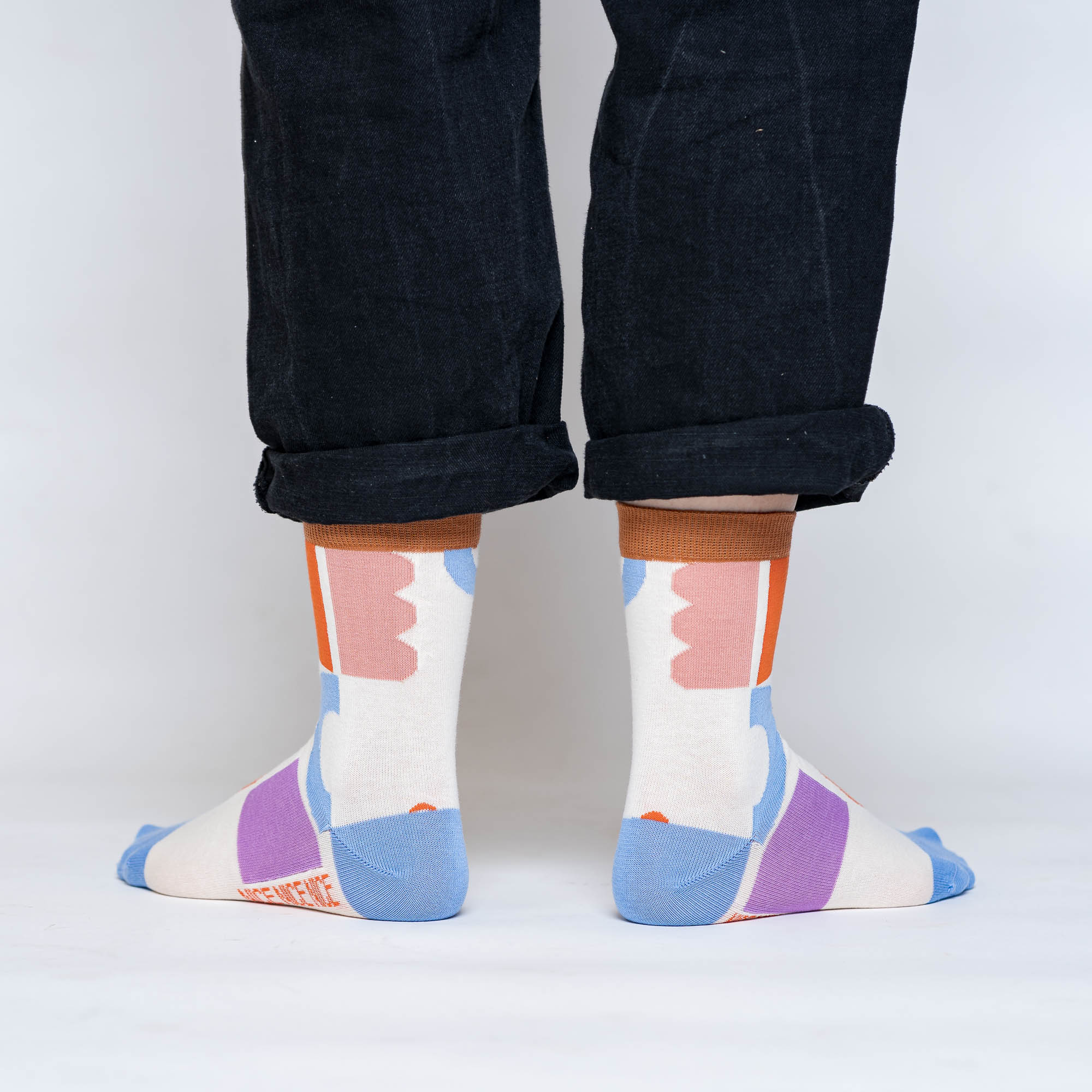 Nice Socks blocks – lilac 03