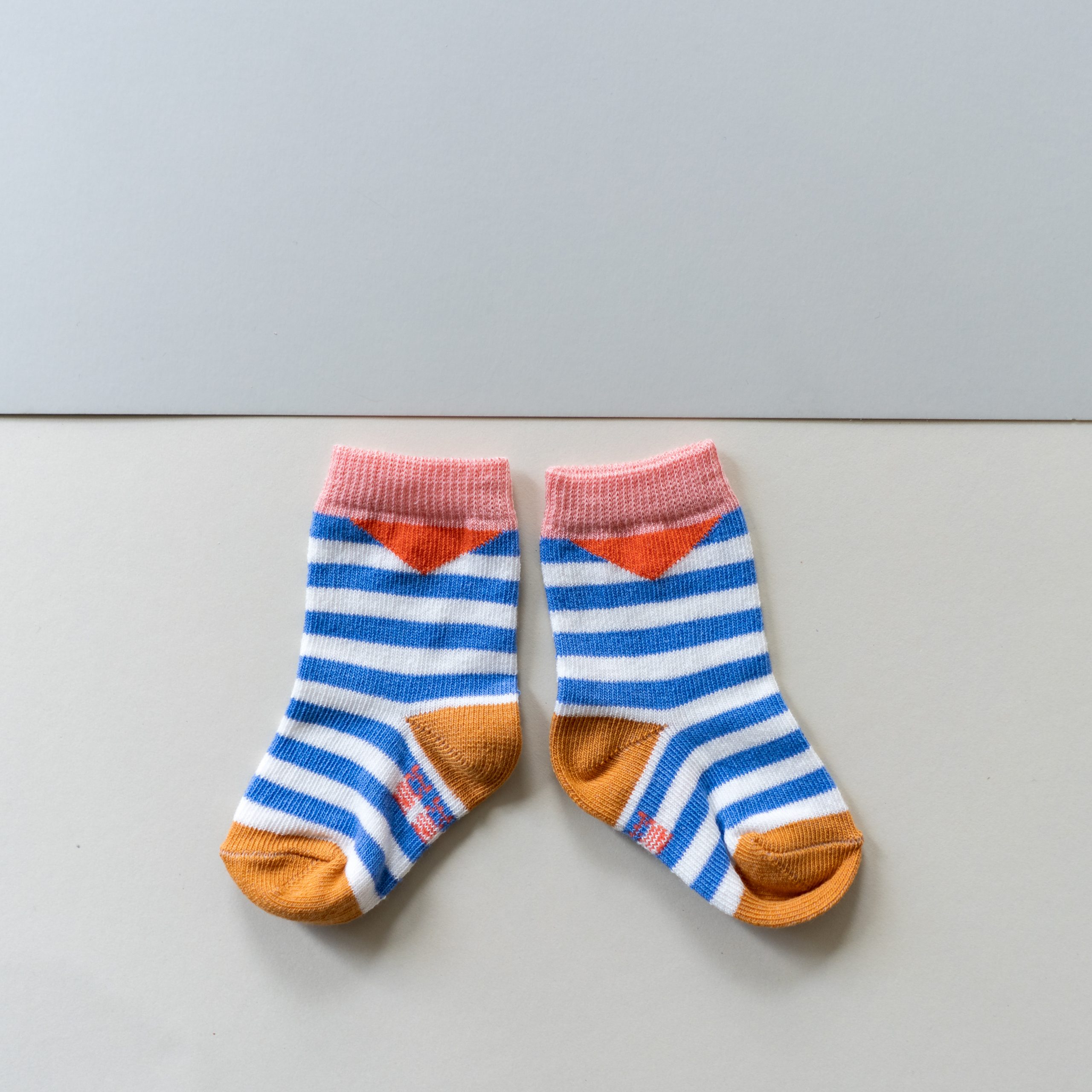 Nice Socks Baby-Kindersocken block stripes lilac 01