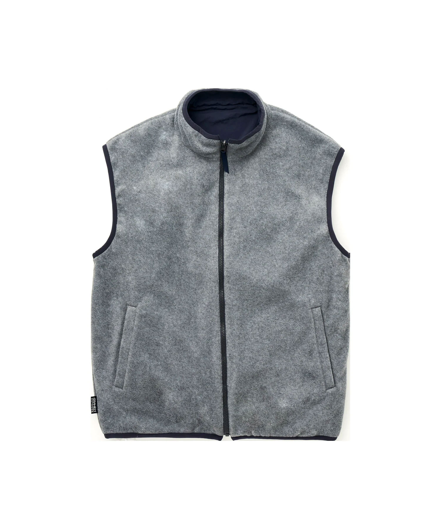 Gramicci Reversible Fleece Vest Heather Charcoal