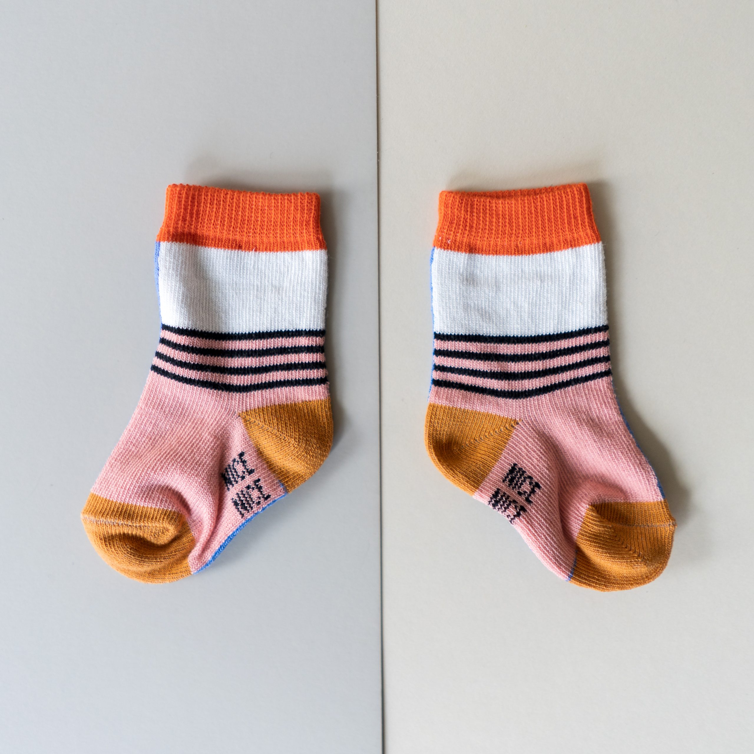 Nice Socks Baby-Kindersocken halb/halb lilac 01