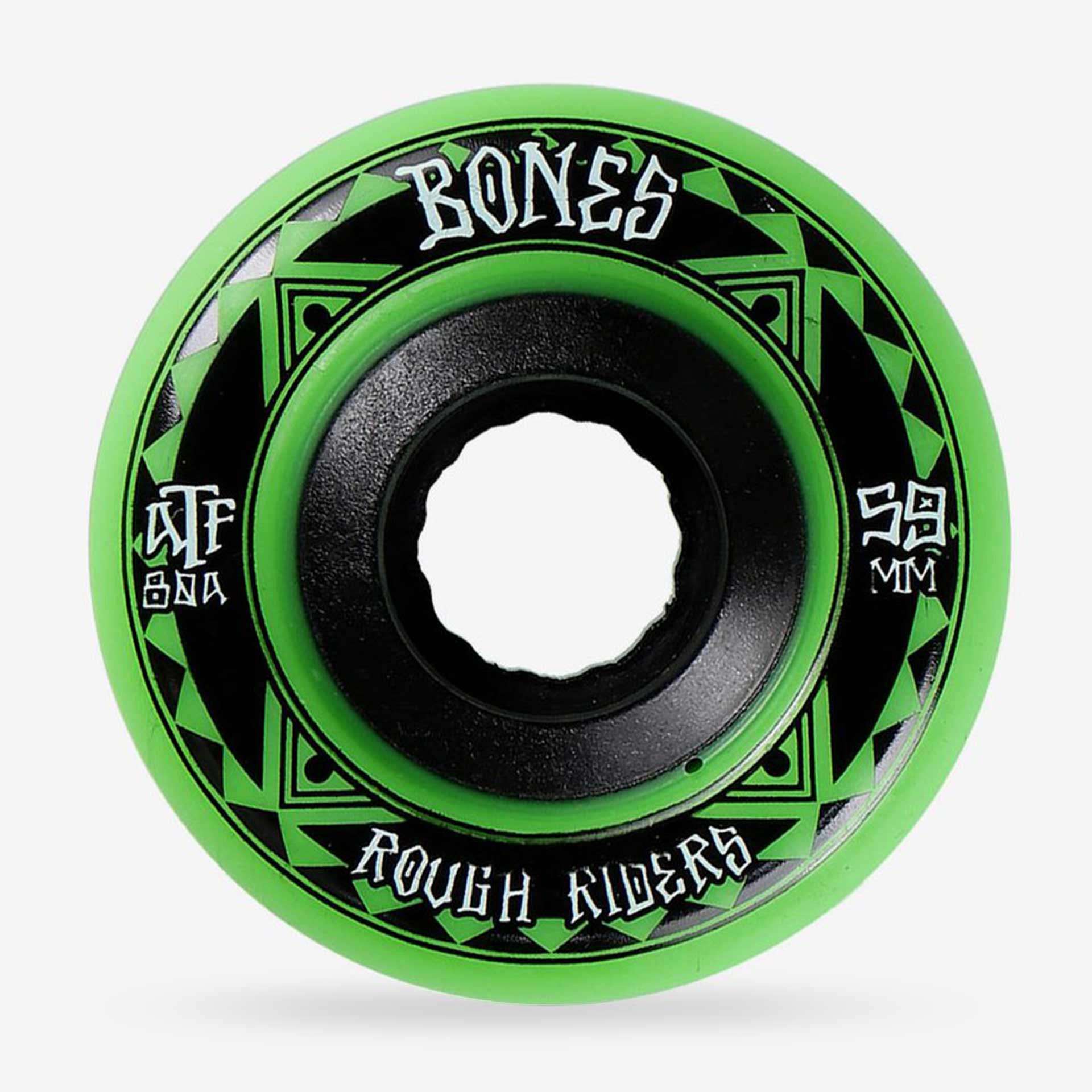Bones Wheels ATF Rough Rider Runners Green 56mm 80A 01