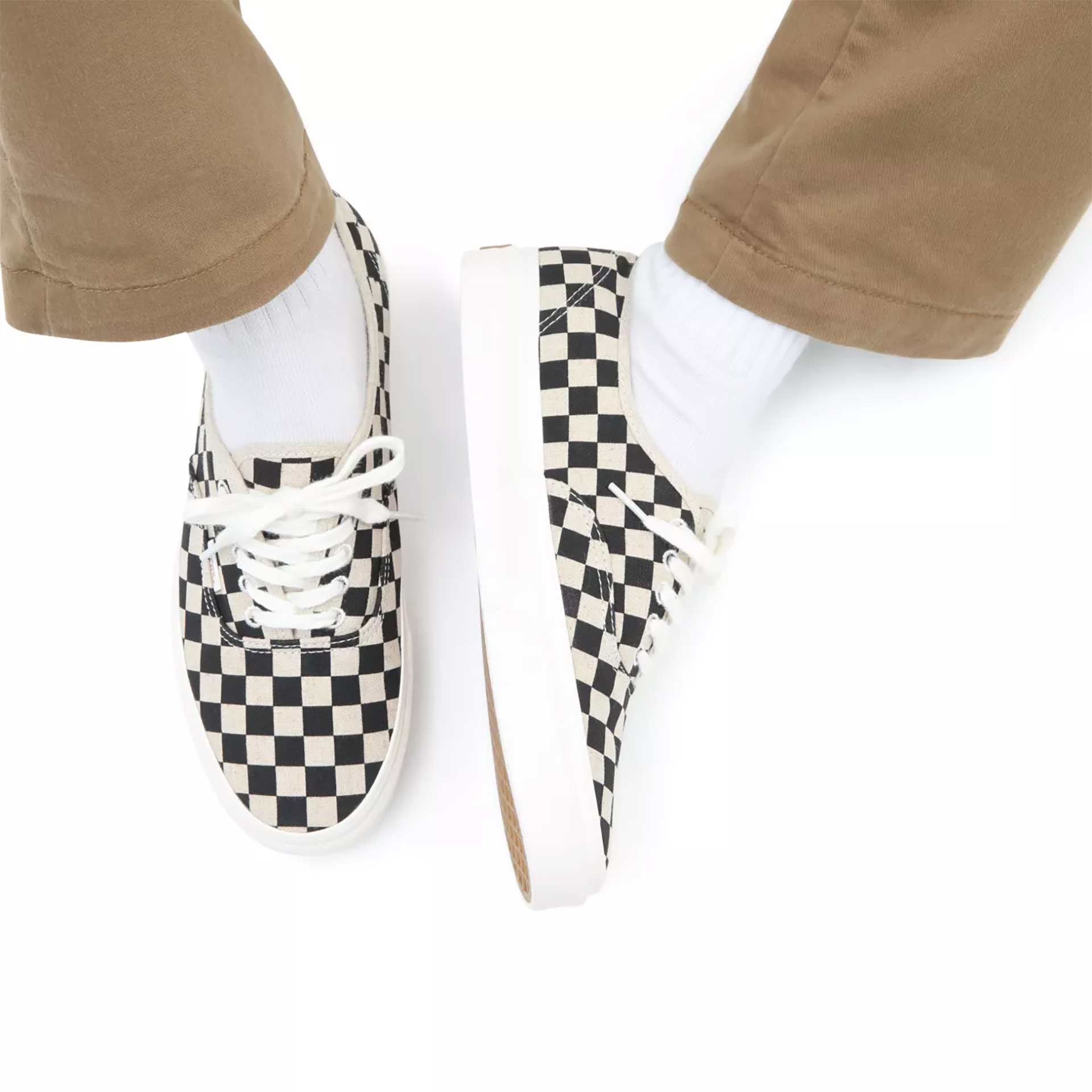 Vans Classic Authentic Eco Theory Checkerboard Black/White 07