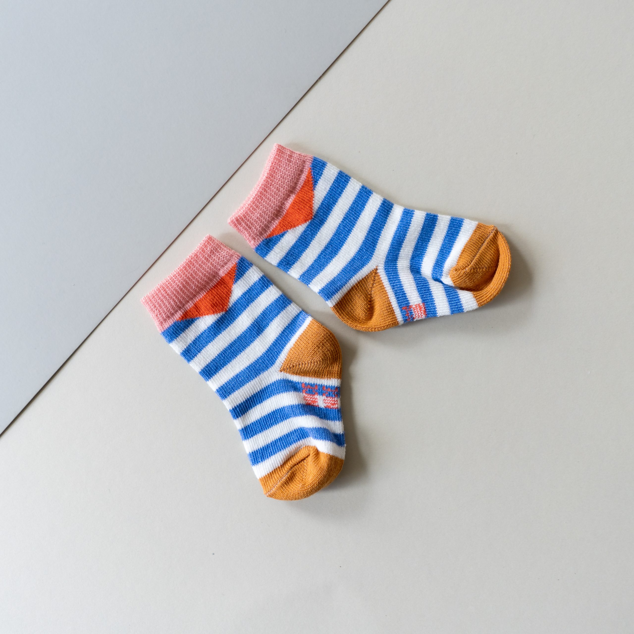 Nice Socks Baby-Kindersocken block stripes lilac 04