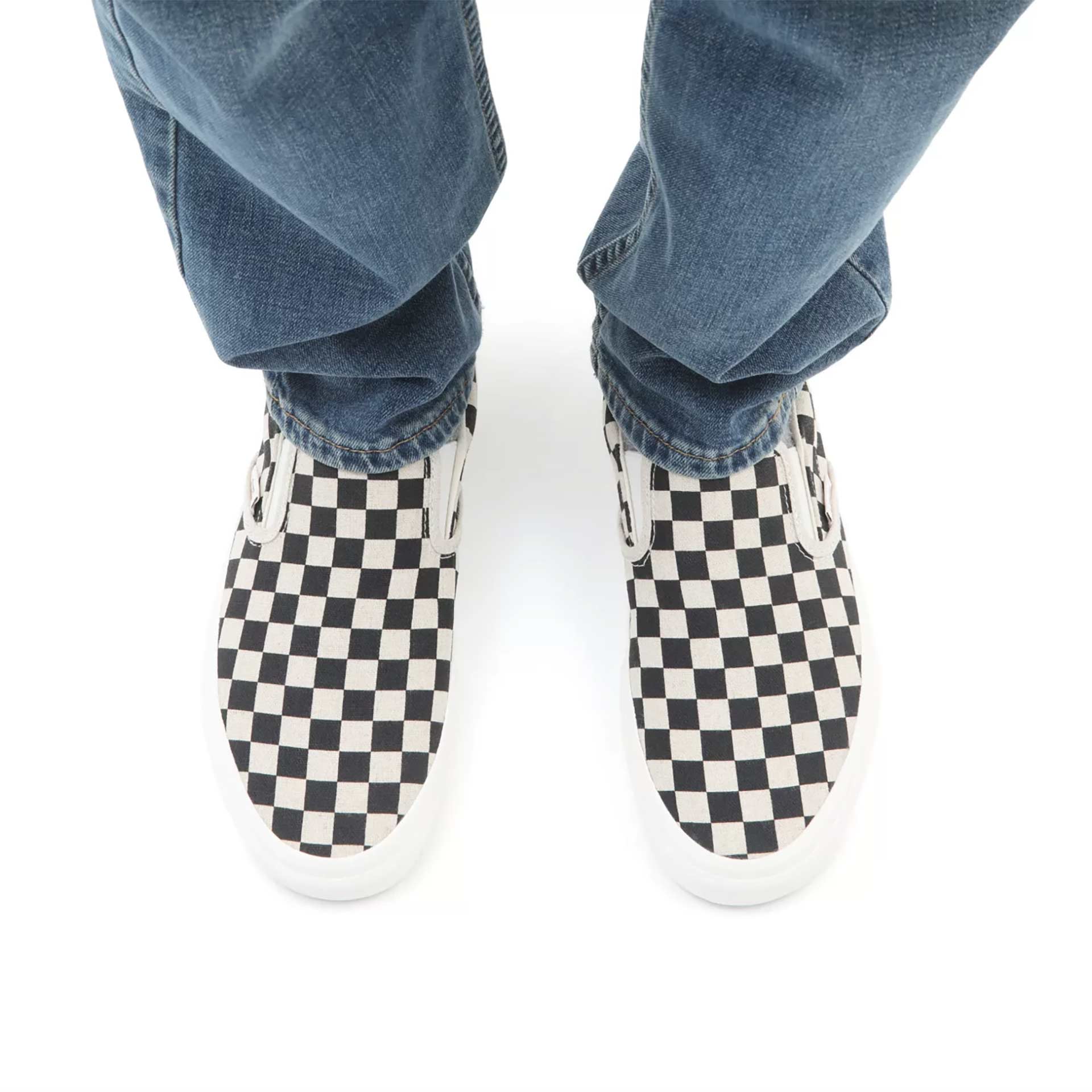 Vans Classic Slip-On Eco Theory Checkerboard Black/White 07
